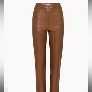 Aritzia Wilfred Leather Pants